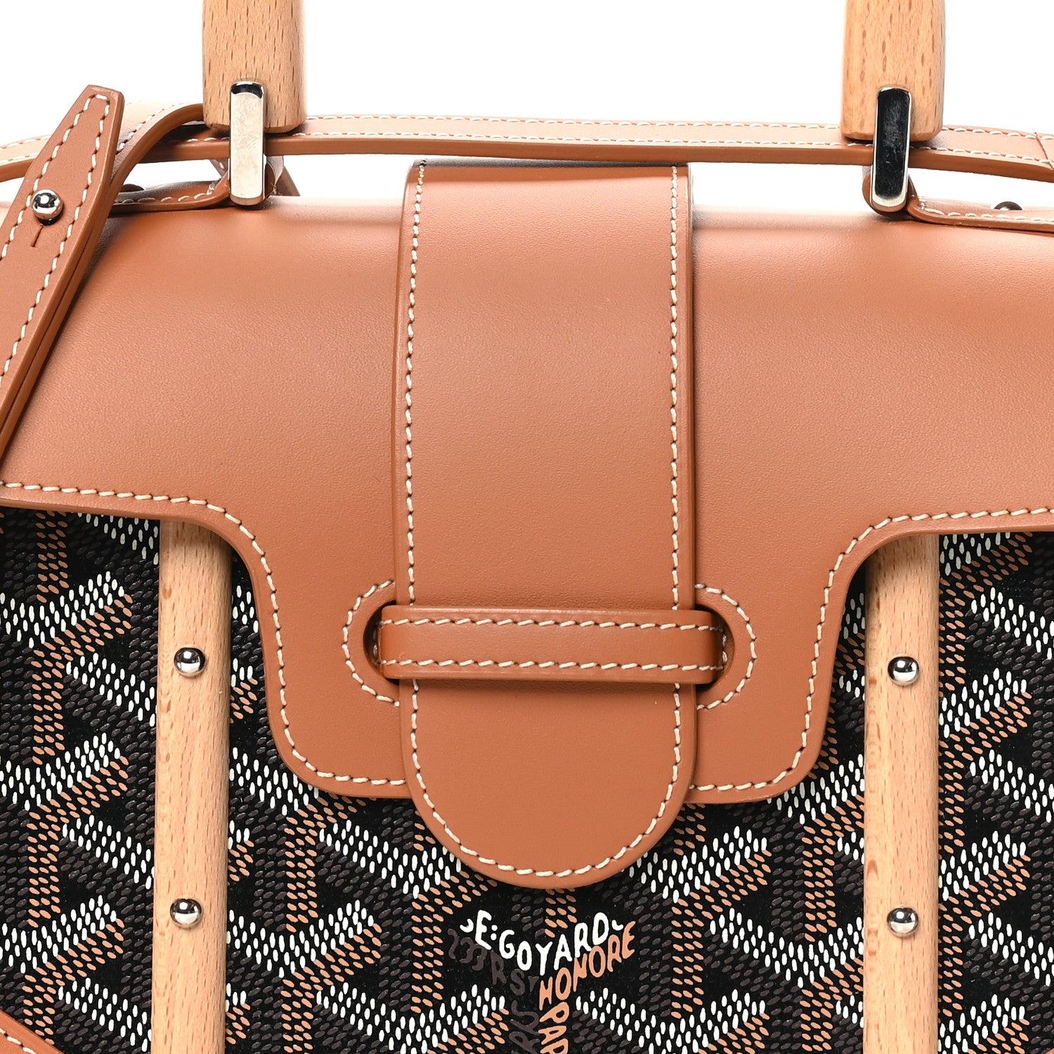 Goyard Goyardine Structure Mini Saigon Black Gold 7 of 9