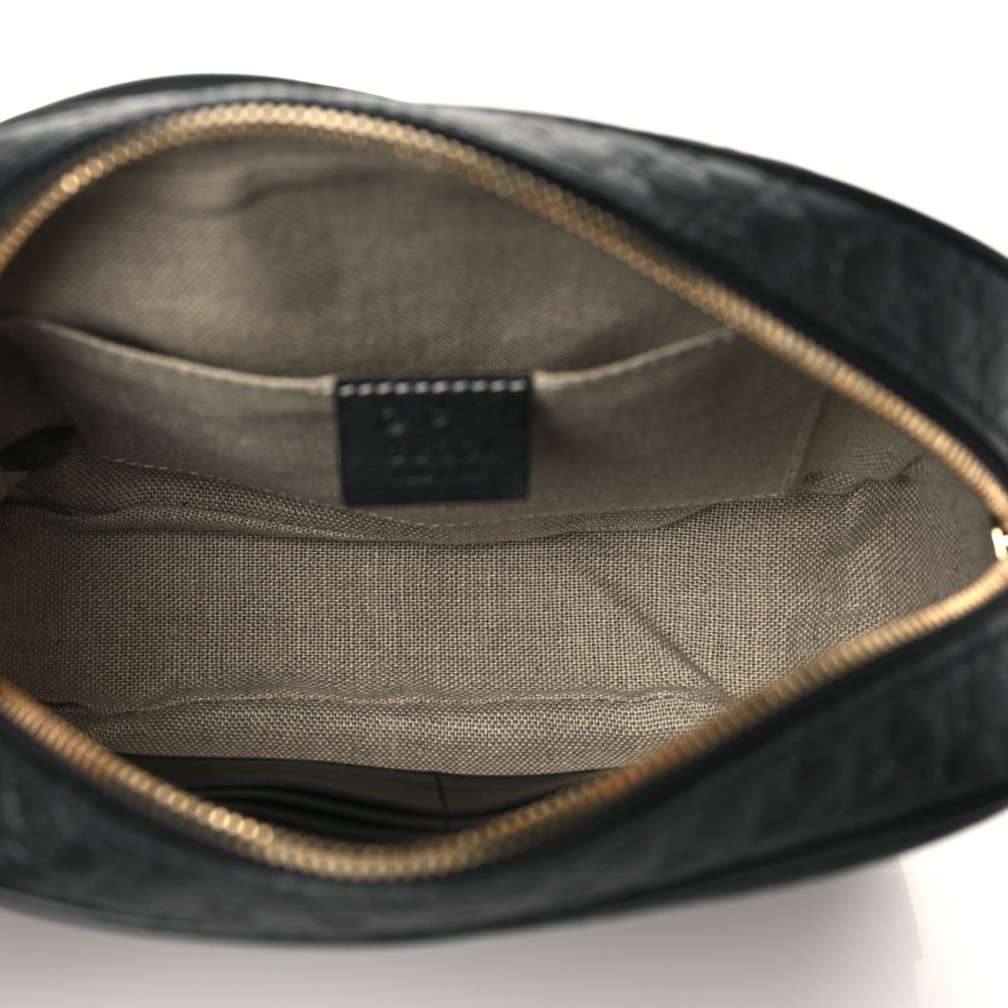 Microguccissima Mini Bree Messenger Bag Black