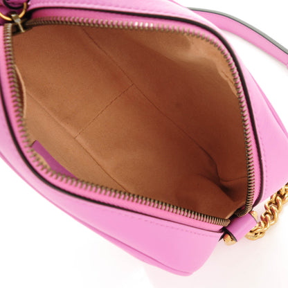 Gucci Calfskin Matelasse Mini GG Marmont Chain Shoulder Bag Candy Mousse 5 of 7