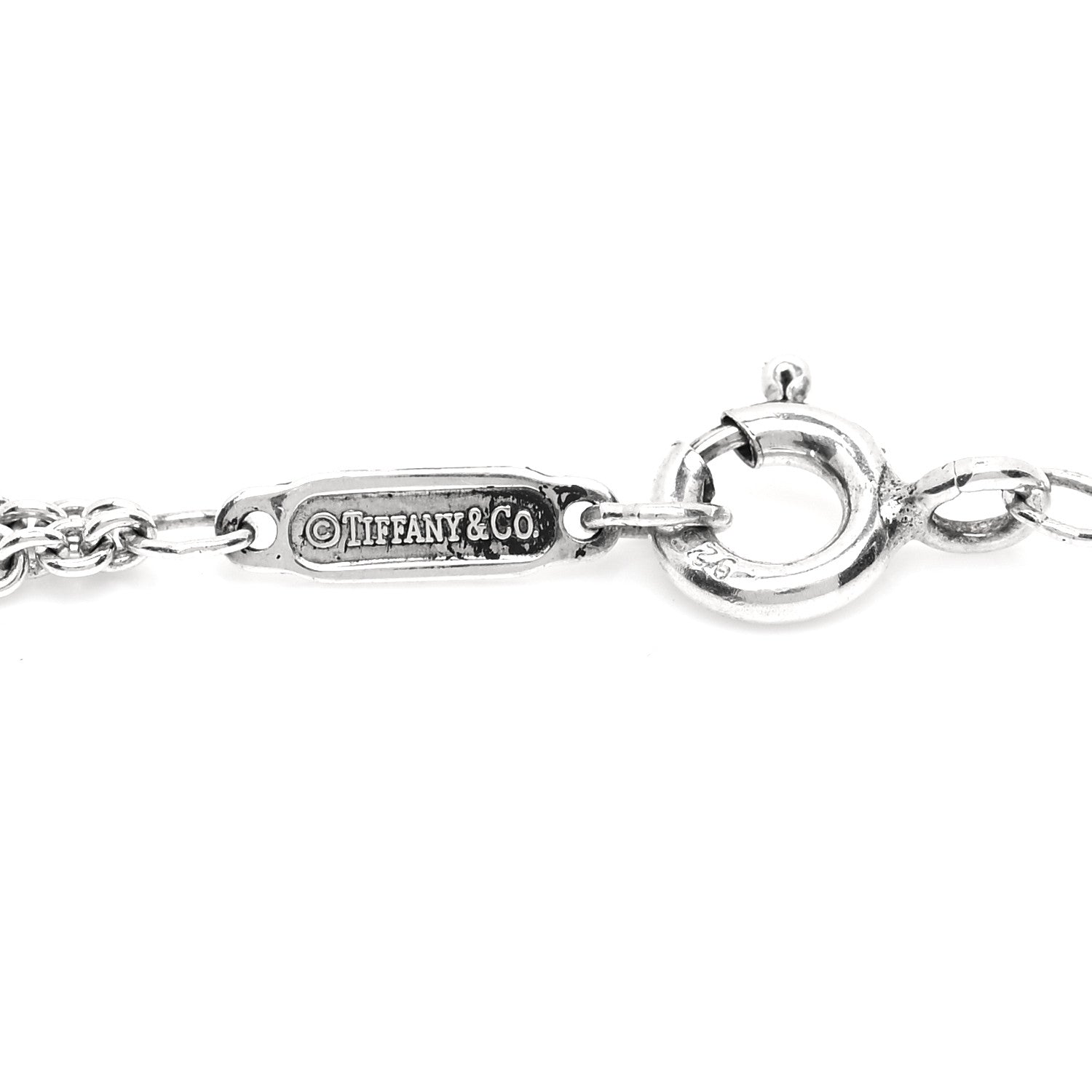 Tiffany Sterling Silver Infinity Pendant Necklace 4 of 6