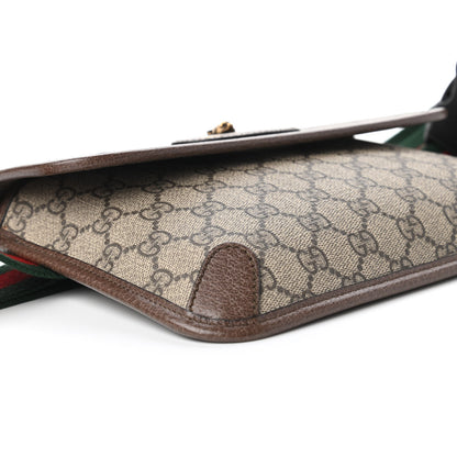 Gucci GG Supreme Monogram Neo Vintage Web Belt Bag Brown 6 of 10