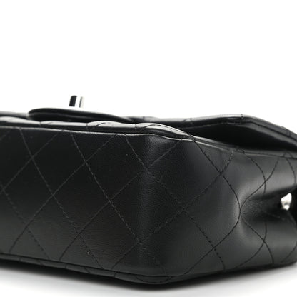 Chanel Lambskin Quilted Mini Rectangular Flap Black 10 of 11