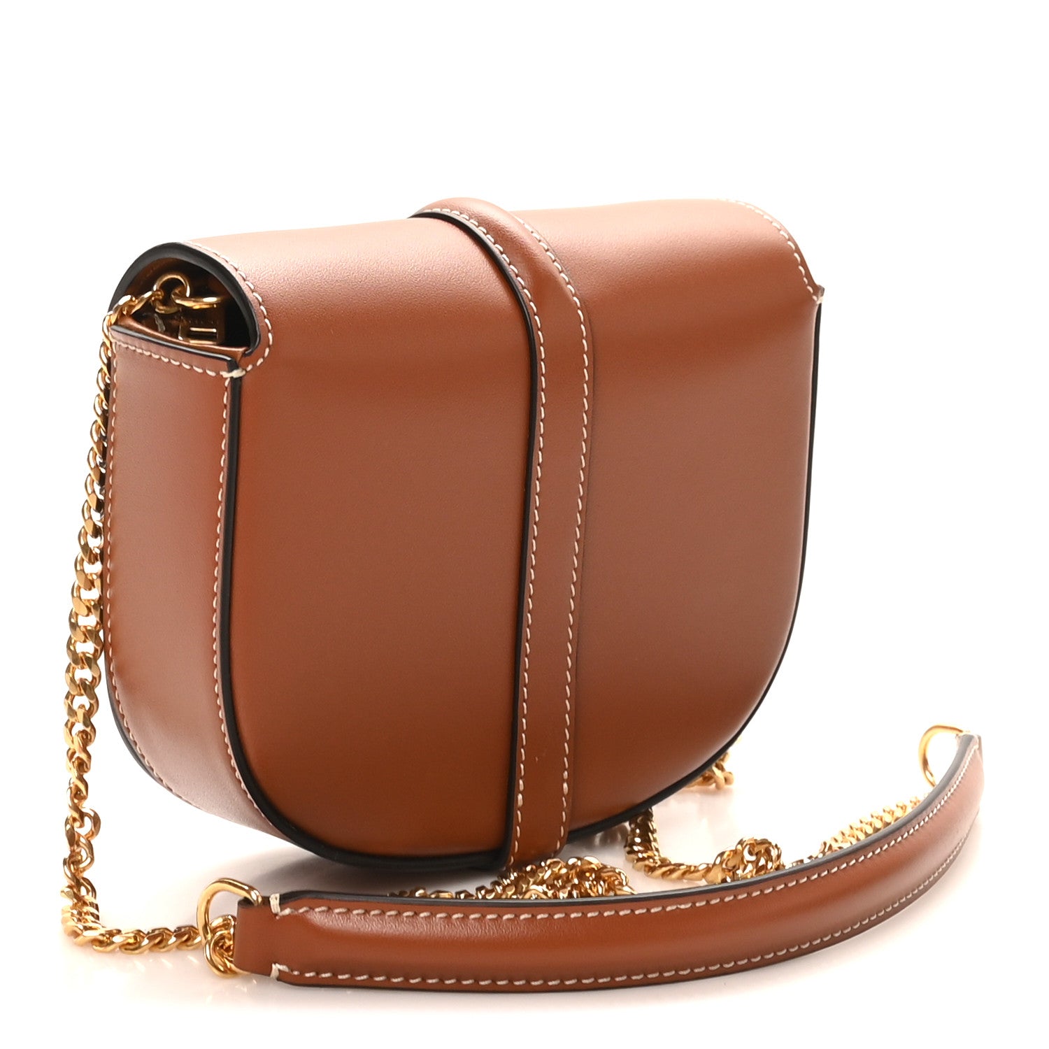 Celine Natural Calfskin Besace Small 16 Wallet on Chain Tan 3 of 11