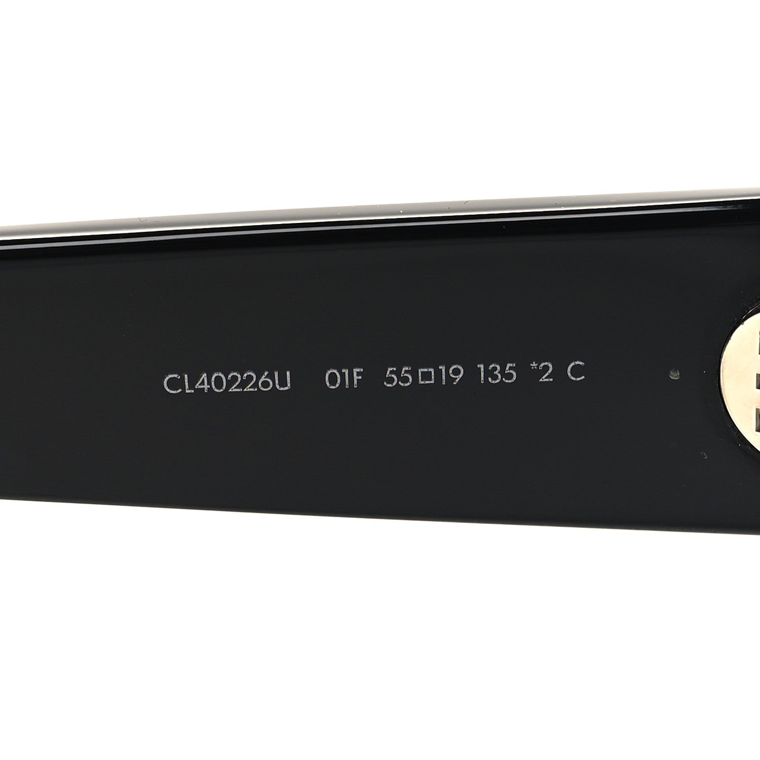 Celine Acetate Triomphe 01 Square Sunglasses CL 40226U Black 6 of 7