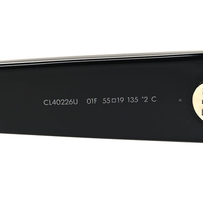 Celine Acetate Triomphe 01 Square Sunglasses CL 40226U Black 6 of 7