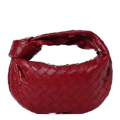 Bottega Veneta Nappa Intrecciato Mini Jodie Dark Red 1 of 8