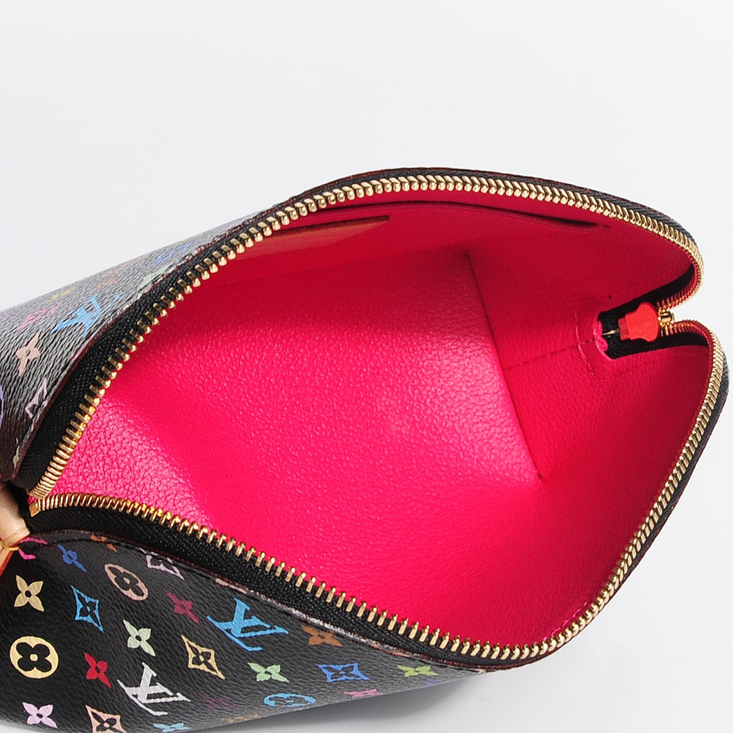 Monogram Multicolor Cosmetic Pouch Black Grenade