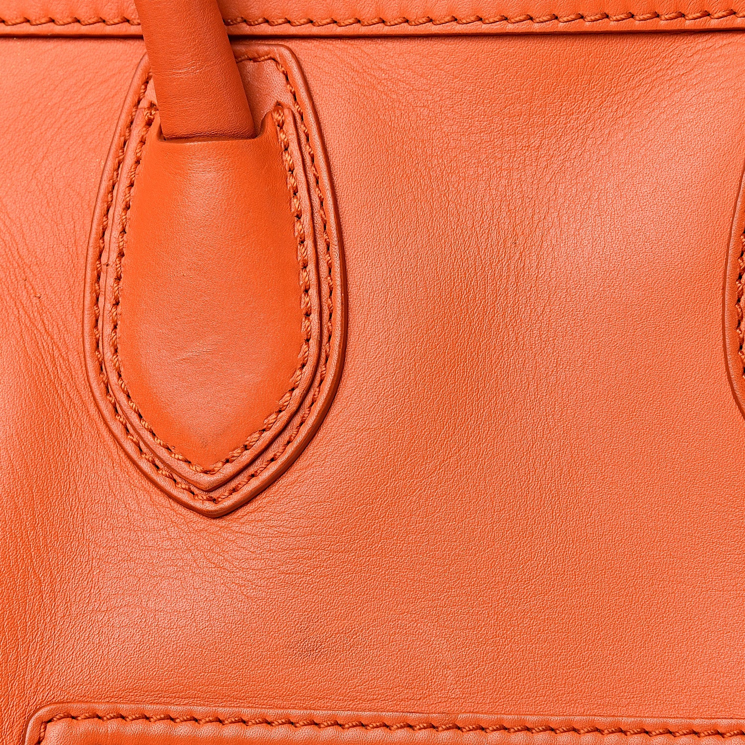Celine Smooth Calfskin Mini Luggage Bright Orange 29 of 32