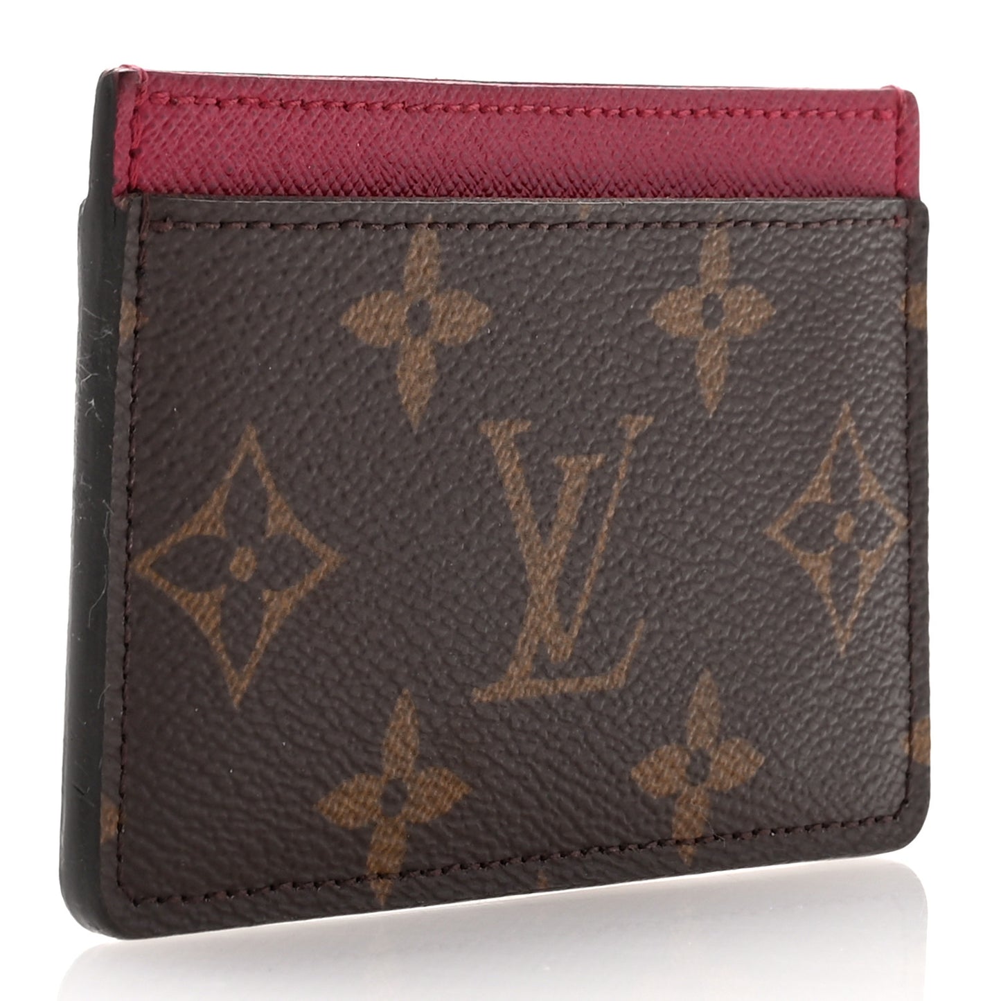 Monogram Card Holder Fuchsia