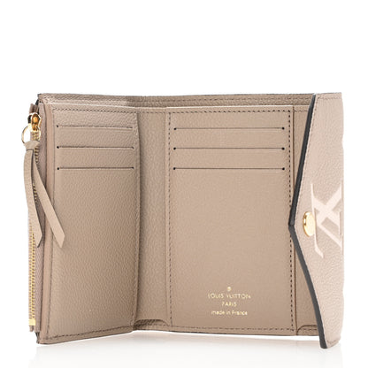 Louis Vuitton Empreinte Monogram Giant Victorine Wallet Tourterelle Creme 5 of 7