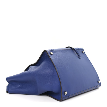 Celine Grained Calfskin Medium Phantom Luggage Indigo 4 of 9