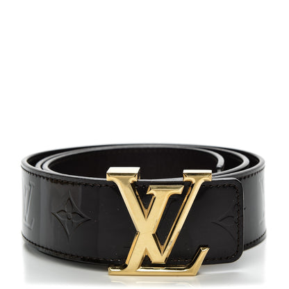 Louis Vuitton Vernis LV Facettes Belt 90 36 Noir 1 of 6