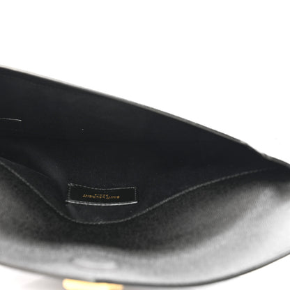 Saint Laurent Grain De Poudre Uptown Pouch Black 5 of 8