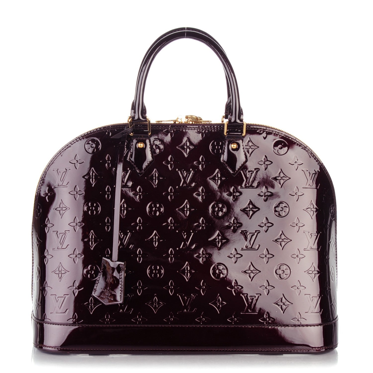 Louis Vuitton Vernis Alma GM Amarante 1 of 7