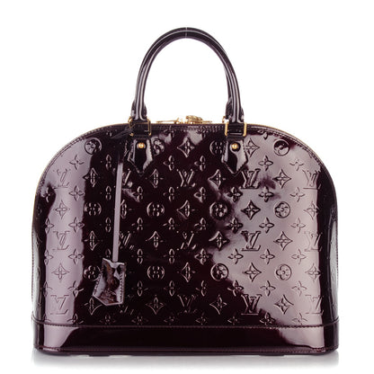 Louis Vuitton Vernis Alma GM Amarante 1 of 7