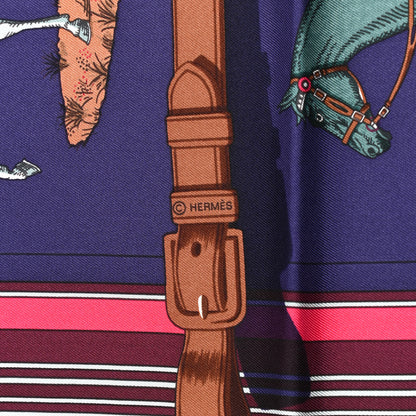 Hermes Silk Jersey Carre En Carres Scarf 90 3 of 5