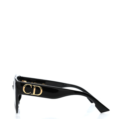 Christian Dior Acetate DDiorF Cat Eye Sunglasses Black 3 of 4