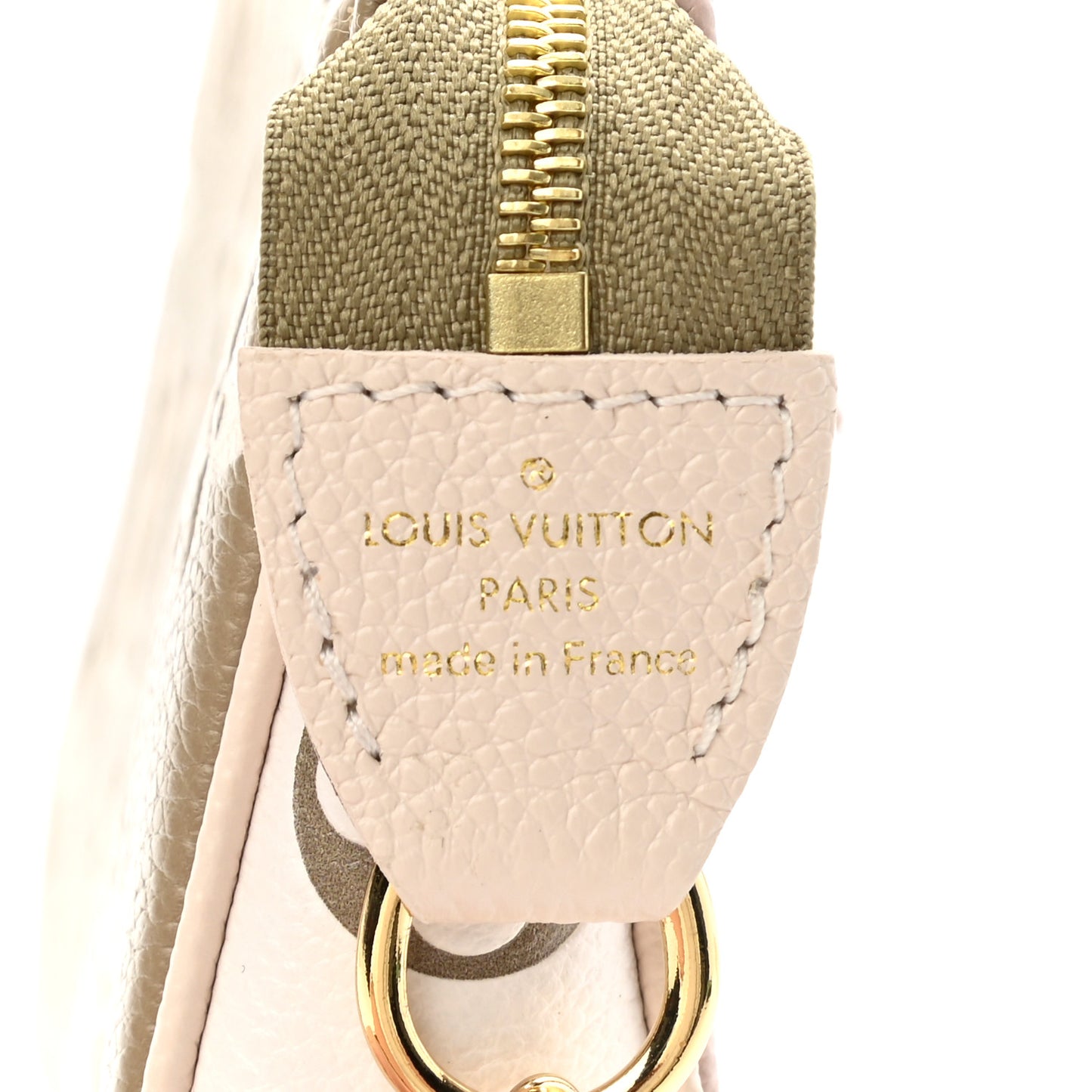 Empreinte Spring in the City Mini Pochette Accessories Kaki Beige Cream