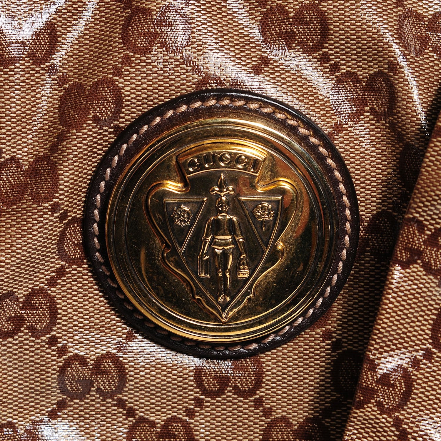 Gucci Crystal Monogram Large Hysteria Tote 5 of 9