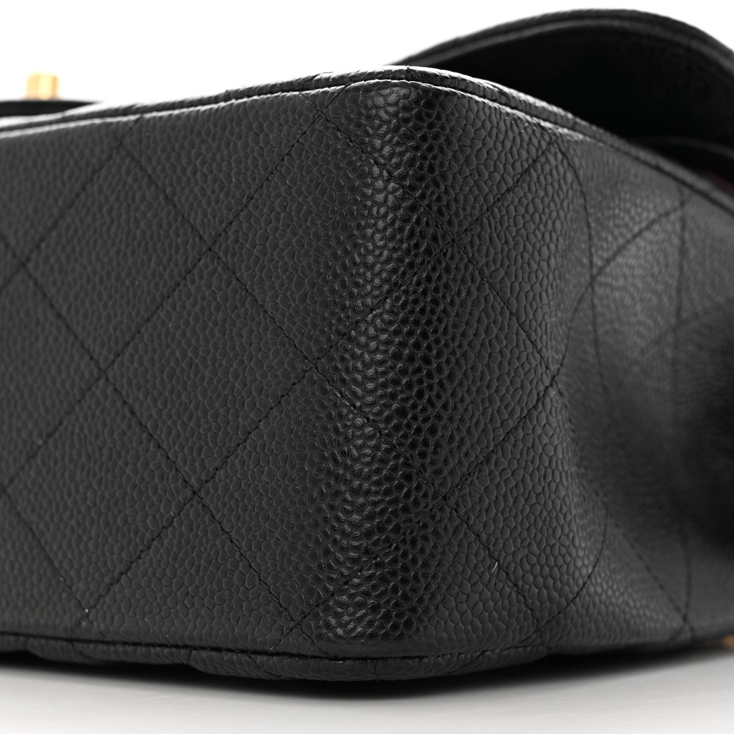 Chanel Caviar Quilted Jumbo Double Flap Black 10 of 13