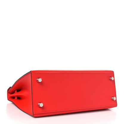 Hermes Epsom Kelly Sellier 25 Rouge Casaque 4 of 11
