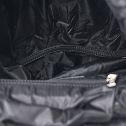 Chanel Wool Nylon Quilted Coco Neige Backpack Black Ecru 5 of 10