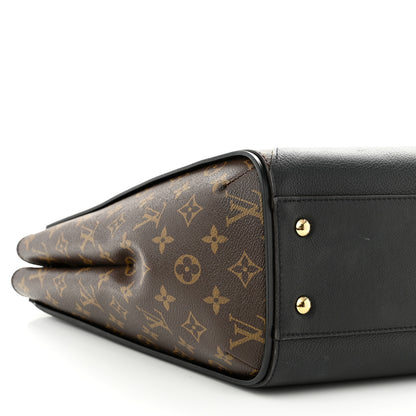 Louis Vuitton Calfskin Monogram Kimono Tote Black 8 of 14