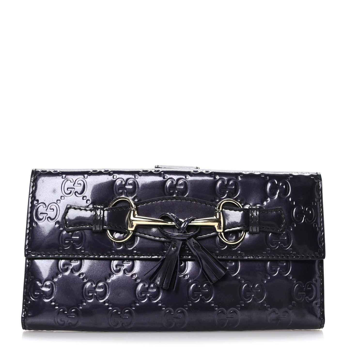 Shine Guccissima Emily Continental Wallet Melanzana