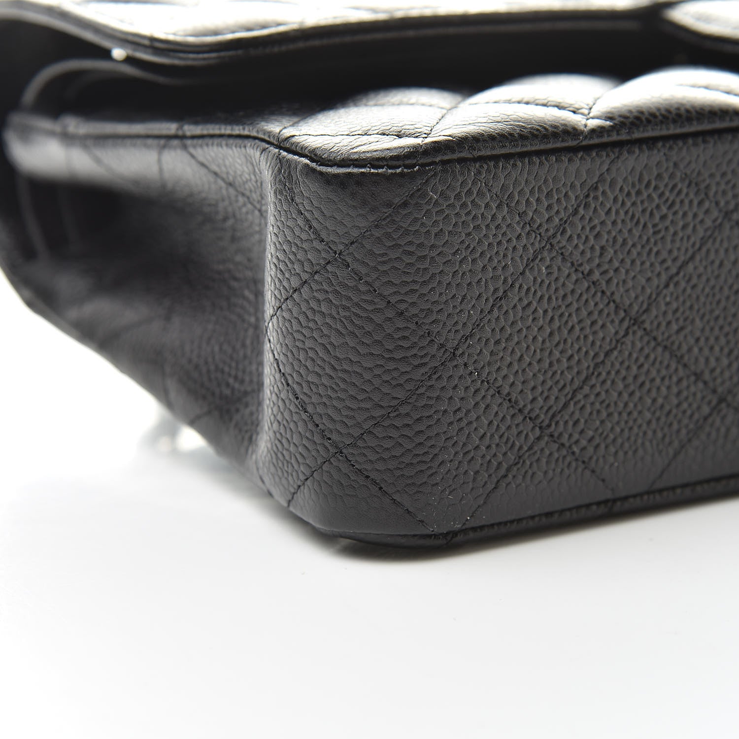 Chanel Caviar Quilted Medium Double Flap Black 9 of 11