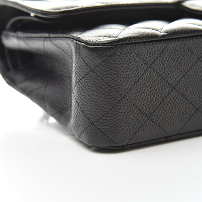 Chanel Caviar Quilted Medium Double Flap Black 9 of 11