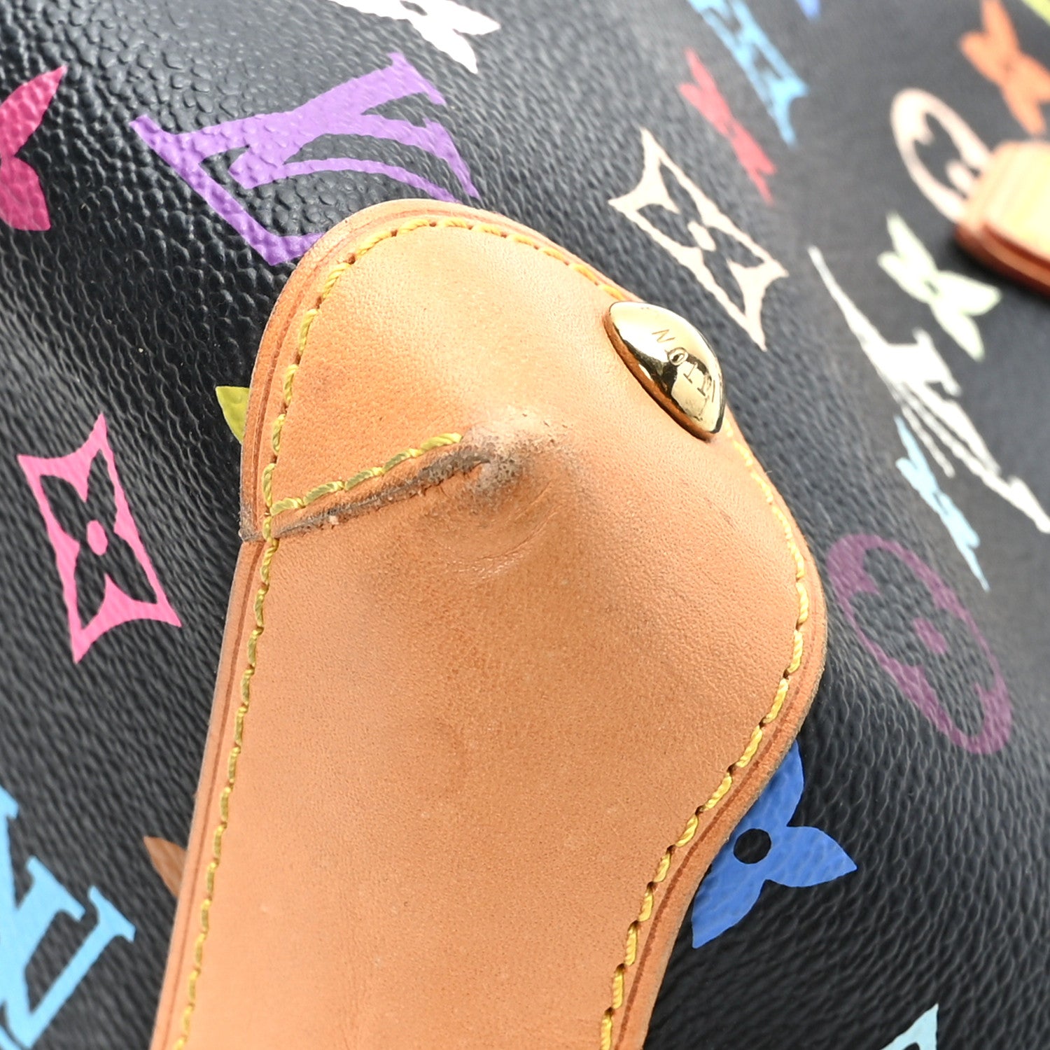 Louis Vuitton Monogram Multicolor Audra Black 8 of 10