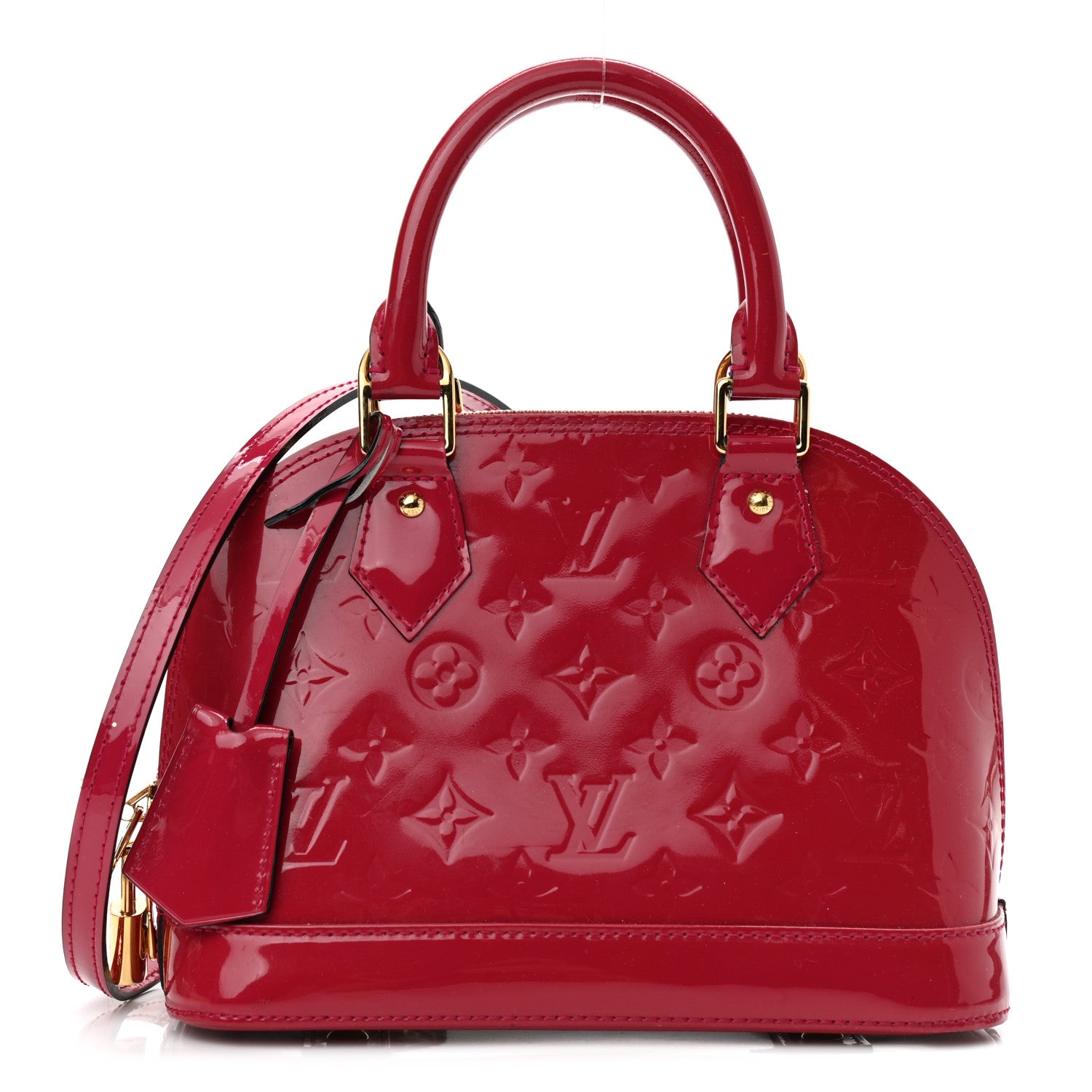 Louis Vuitton Vernis Alma BB Rose Indien 1 of 8