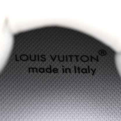 Louis Vuitton Grained Calfskin Womens LV Trainer Sneakers 37 White 9 of 10