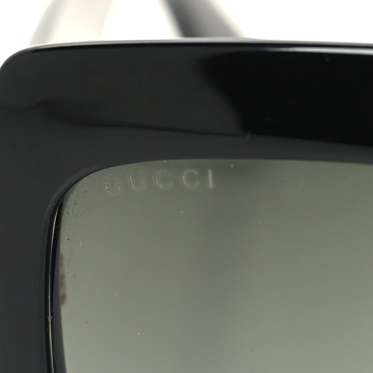 Acetate Square Frame Sunglasses GG0053S Black