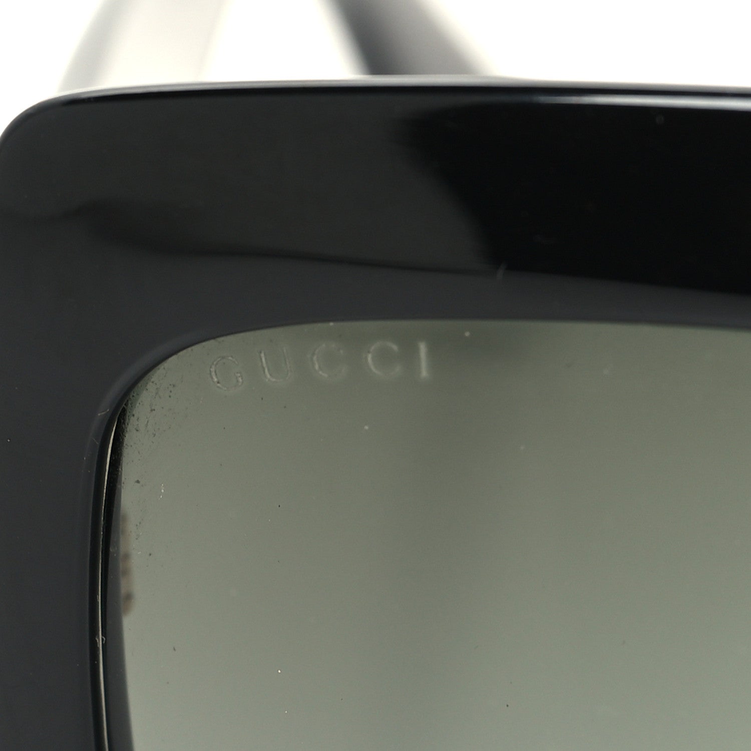 Gucci Acetate Square Frame Sunglasses GG0053S Black 7 of 8
