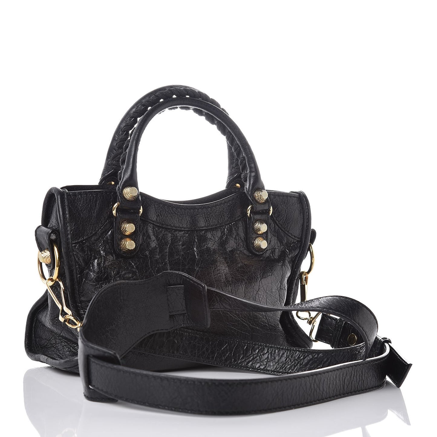 Agneau Giant 12 Gold Hardware Mini City Black