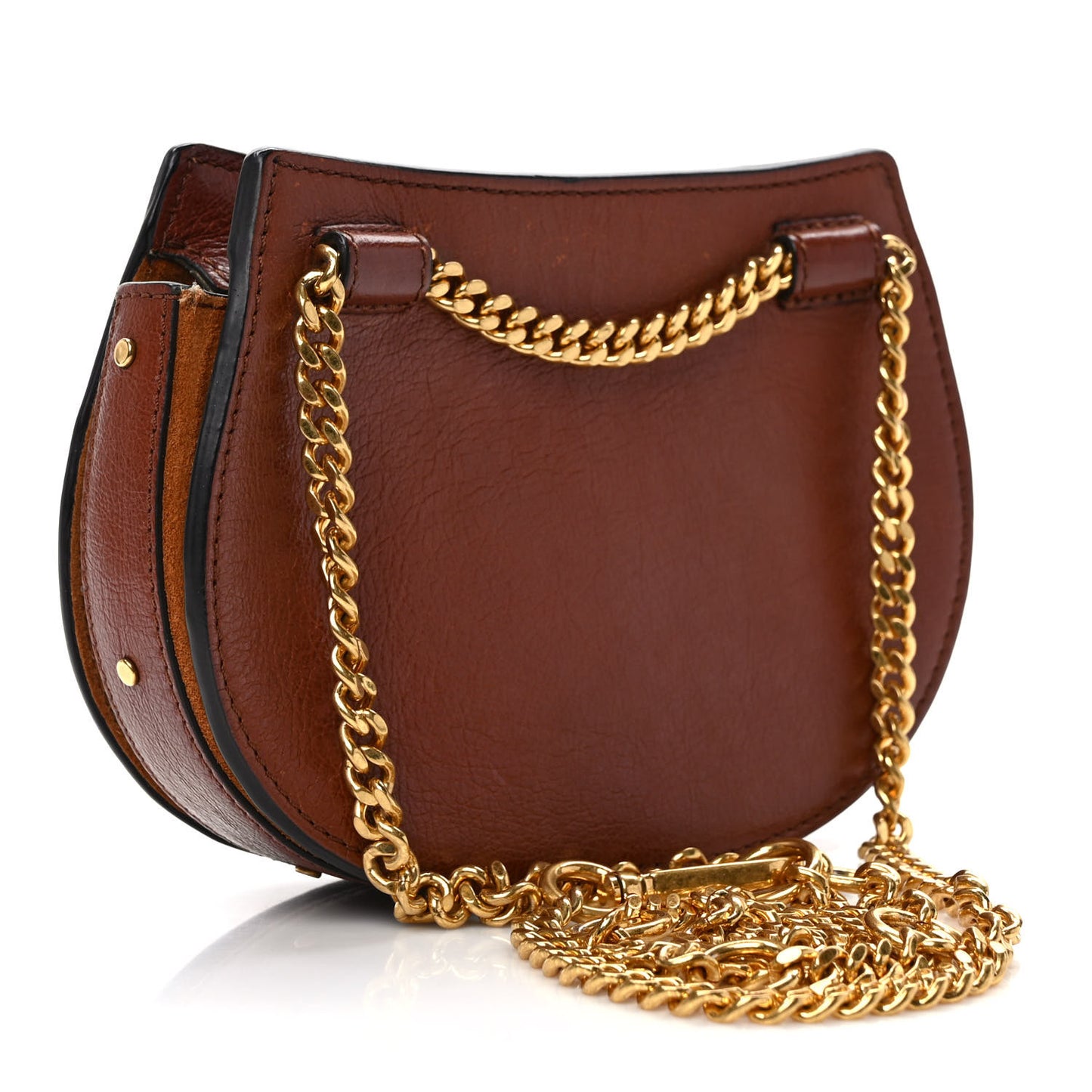 Calfskin Suede Mini Pixie Signature Belt Bag Caramel