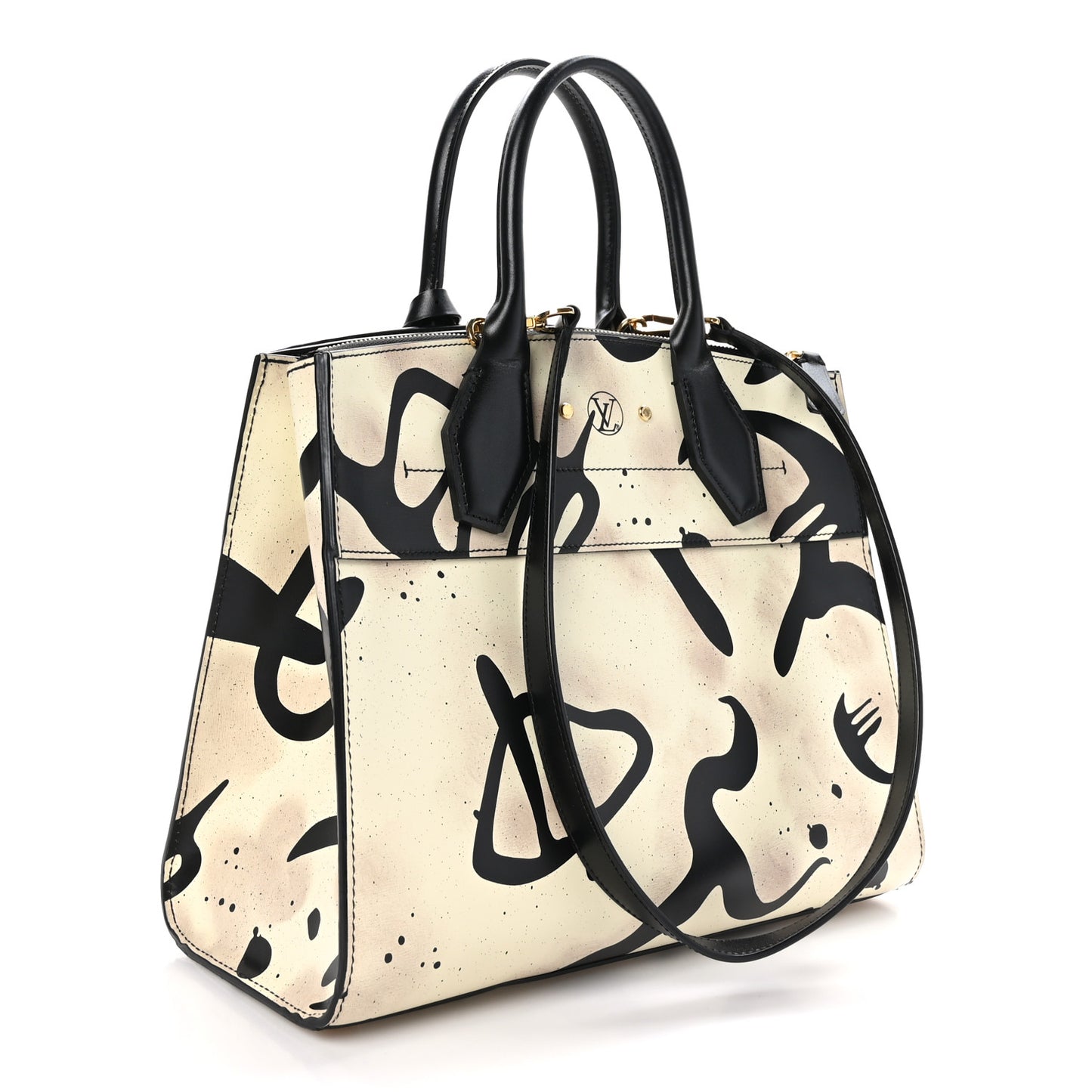 Calfskin Tribal City Steamer MM White Black