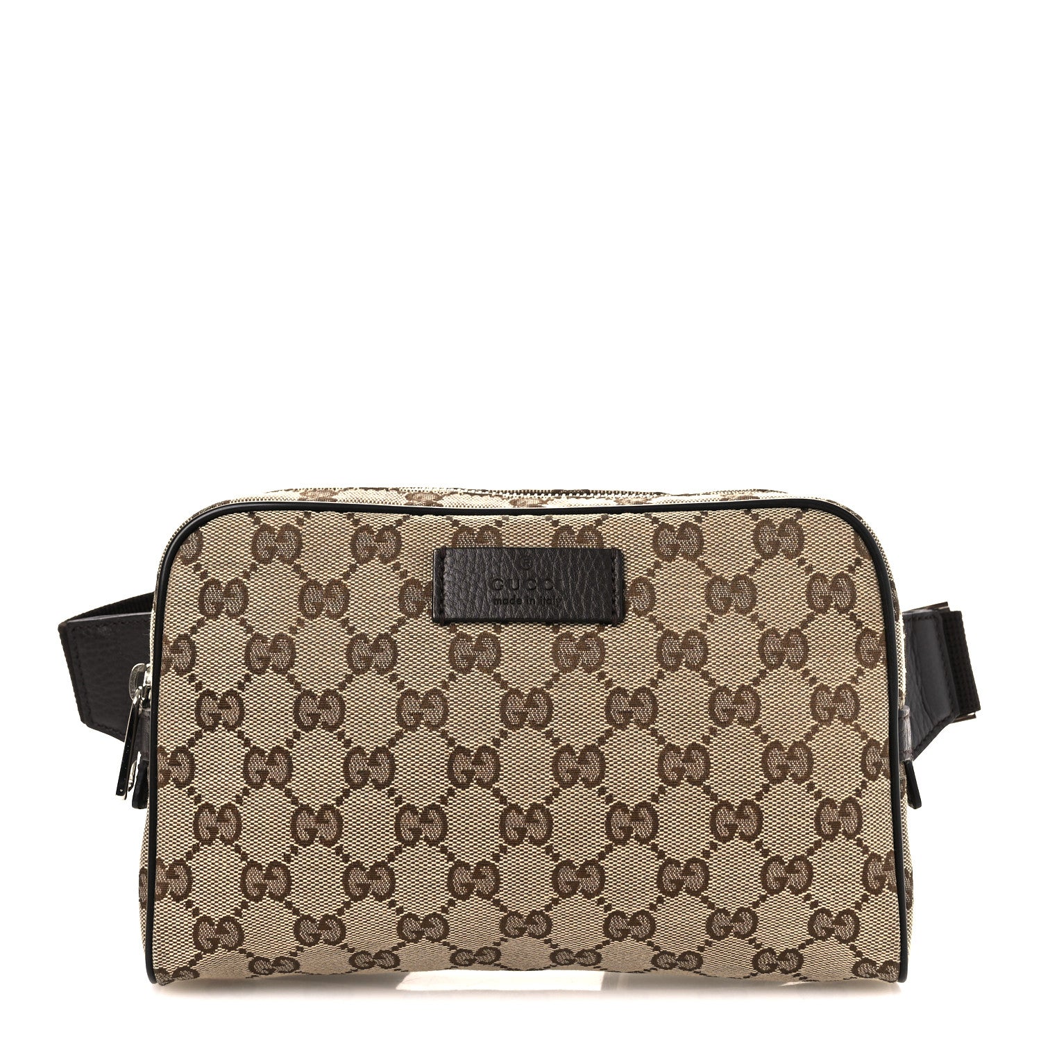 Gucci Monogram Belt Bag Dark Brown 1 of 10