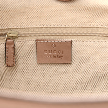 Gucci Metallic Guccissima Medium Sukey Tote Dusty Rose 6 of 11