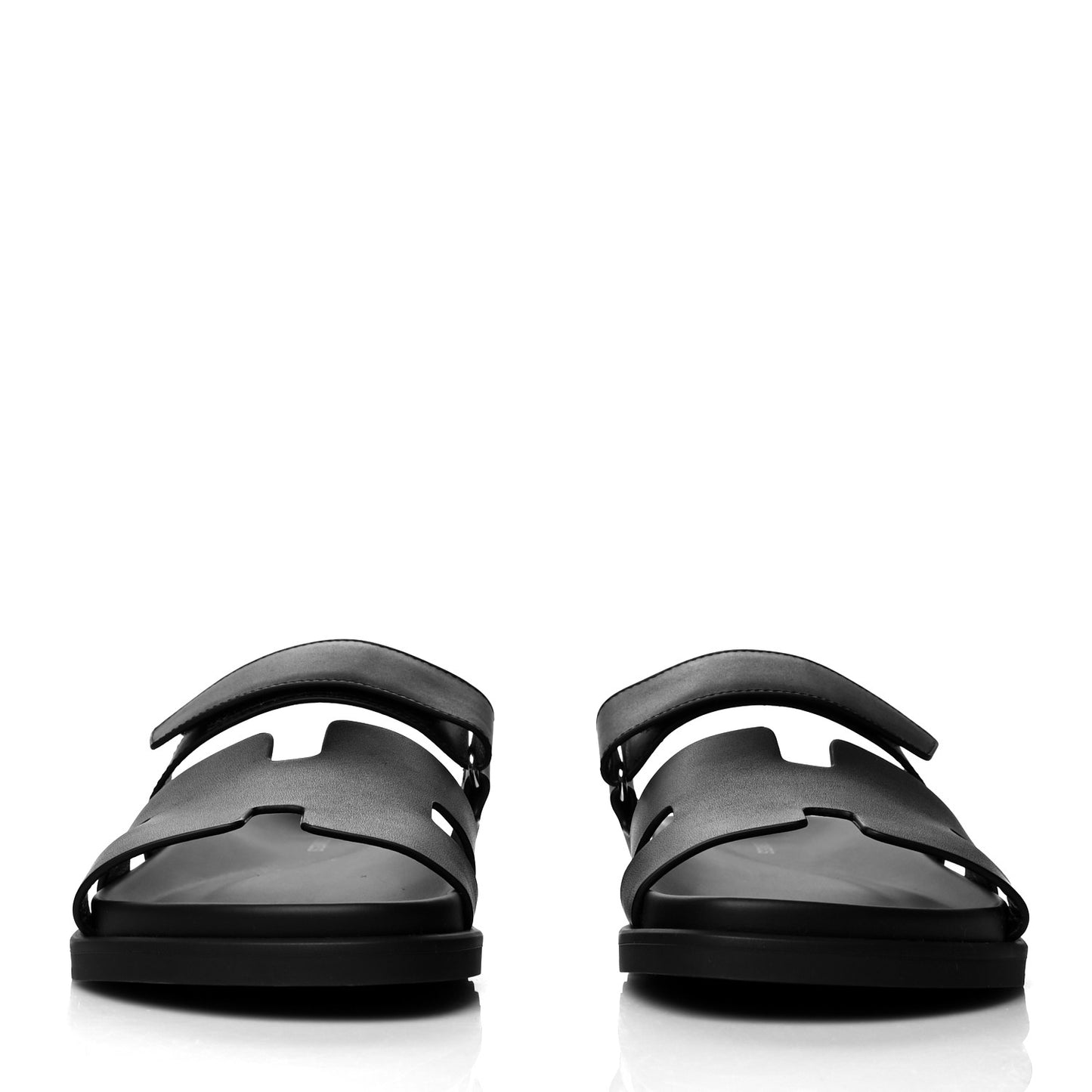Calfskin Mens Chypre Sandals 42 Black