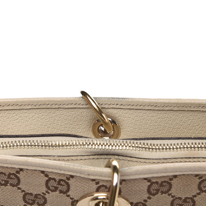 Gucci Monogram Eclipse Tote Beige 11 of 19