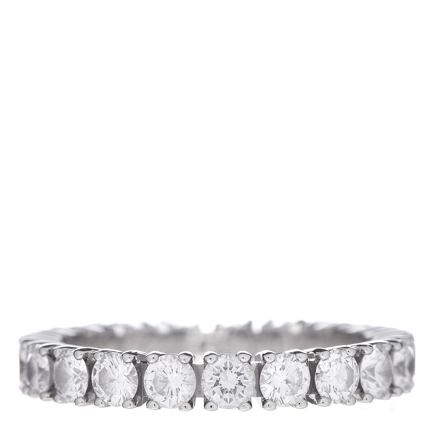 Platinum Diamond 1.47ct Destinee Wedding Band Ring 50 5.25