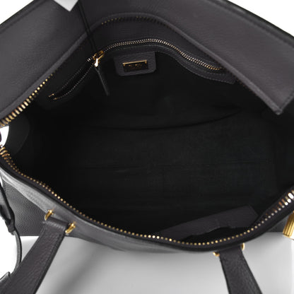 Tom Ford Grained Calfskin Tote Graphite 5 of 19
