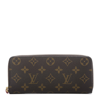 Louis Vuitton Monogram Clemence Wallet Freesia 1 of 8