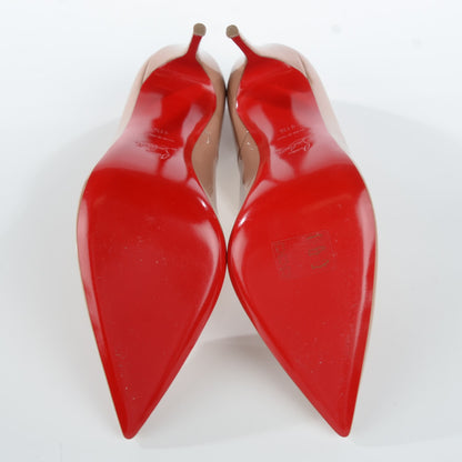 Christian Louboutin Patent So Kate 120 Pumps 41.5 Nude 5 of 7