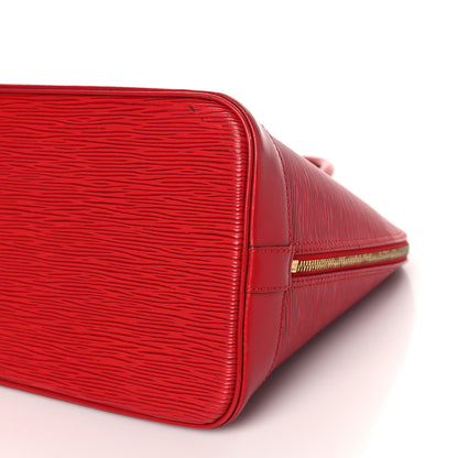 Louis Vuitton Epi Alma PM Castillan Red 9 of 9