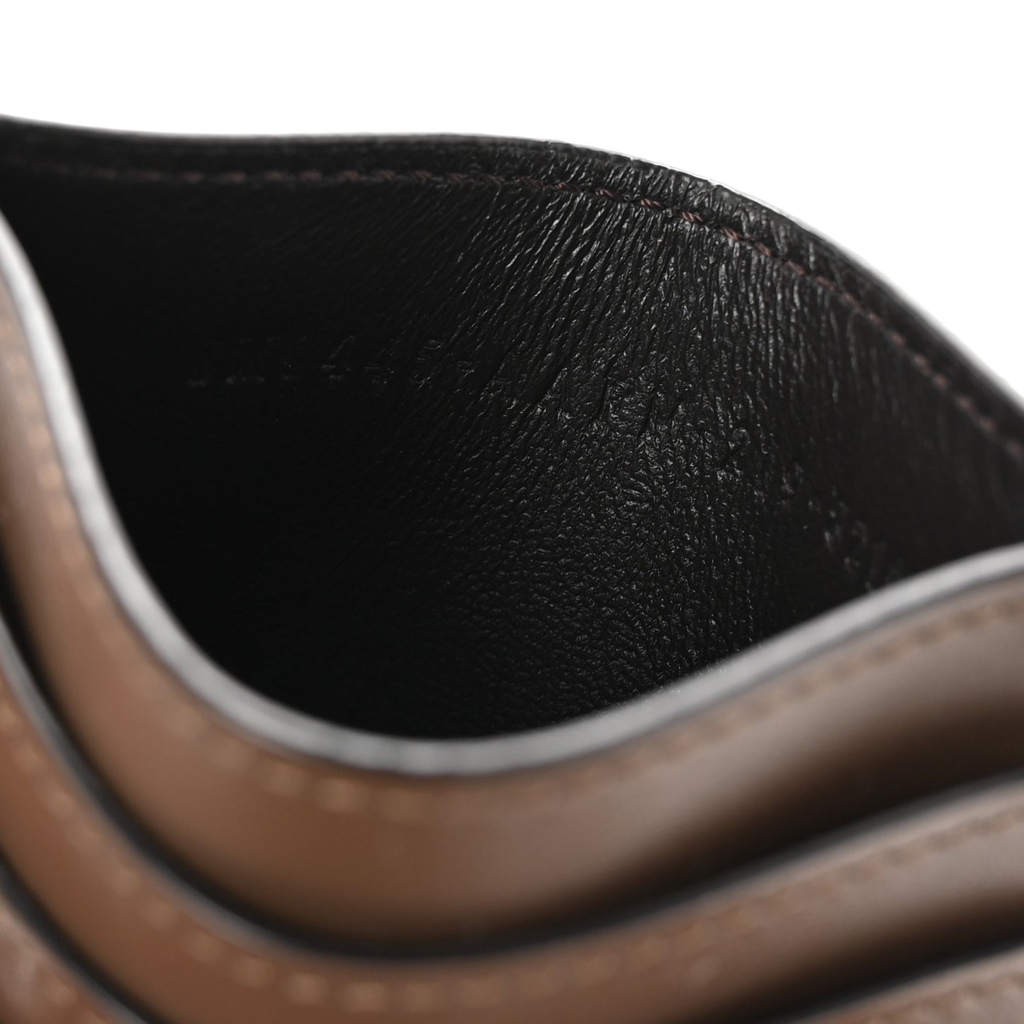 Vitello Cruise Bi-Color FF 1974 Embossed Card Holder Maya Black