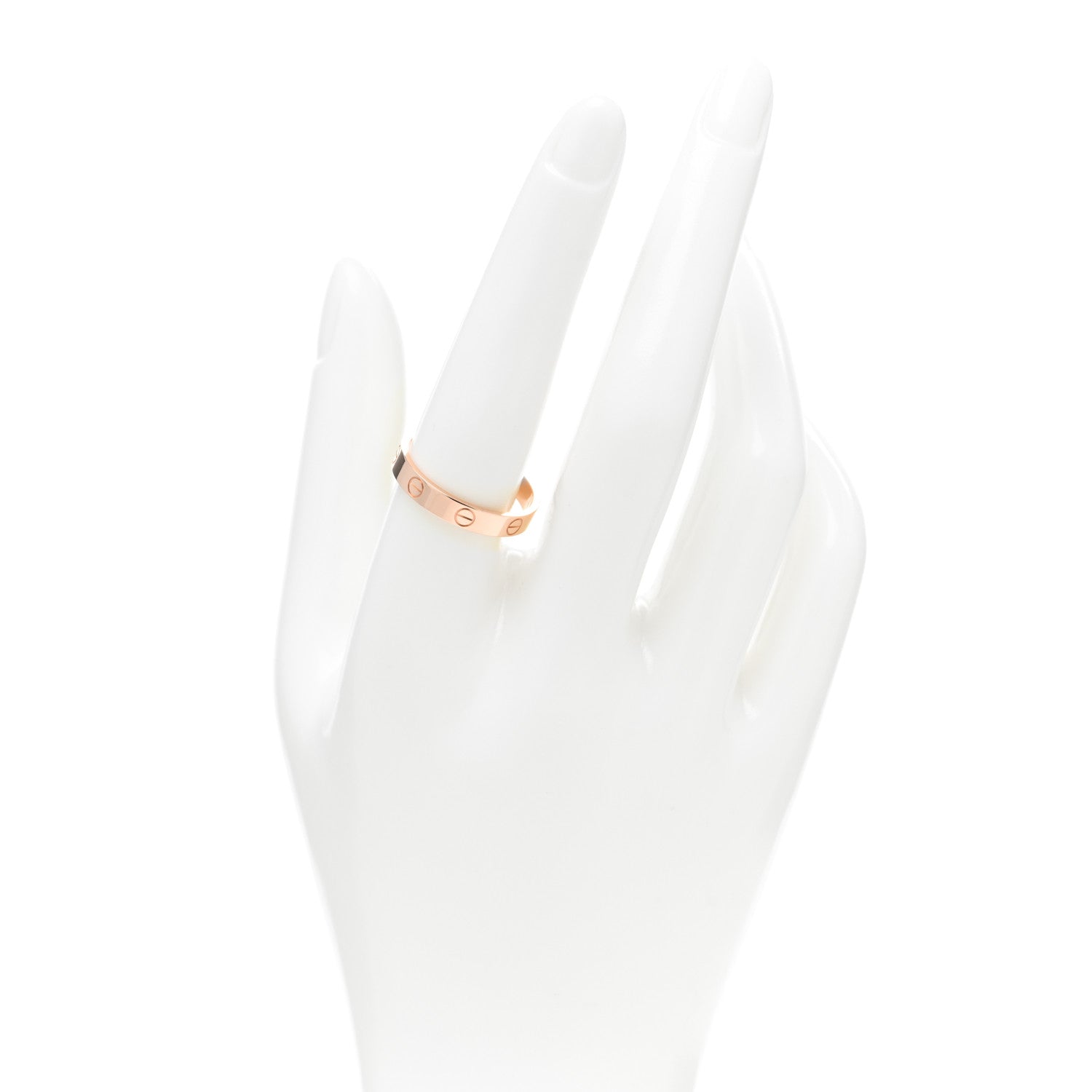 Cartier 18K Pink Gold 3.5mm LOVE Wedding Band Ring 59 8.75 2 of 5