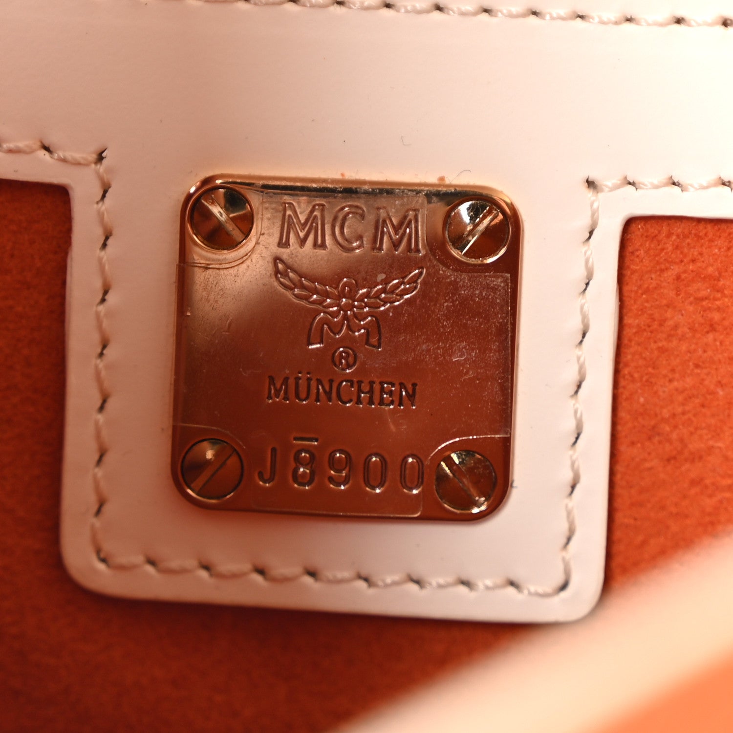 MCM Visetos Small Patricia Crossbody Bag White 6 of 9